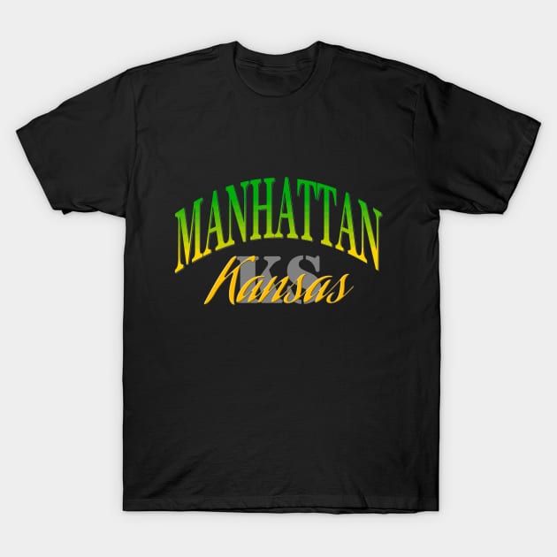 City Pride: Manhattan, Kansas T-Shirt by Naves